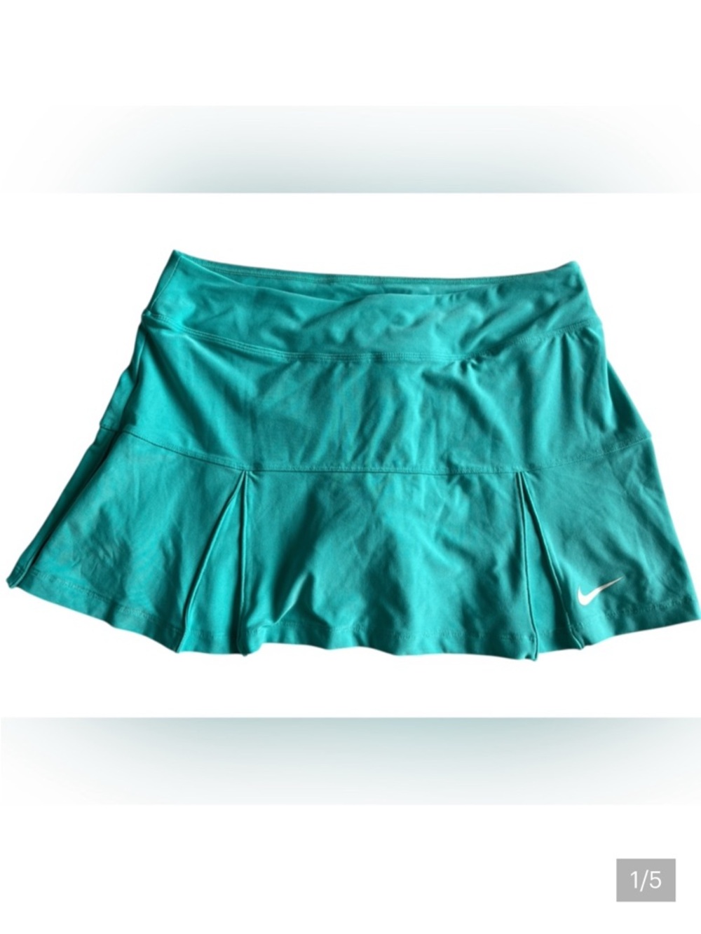 Nike Women's Teal Pleated Athletic Skort